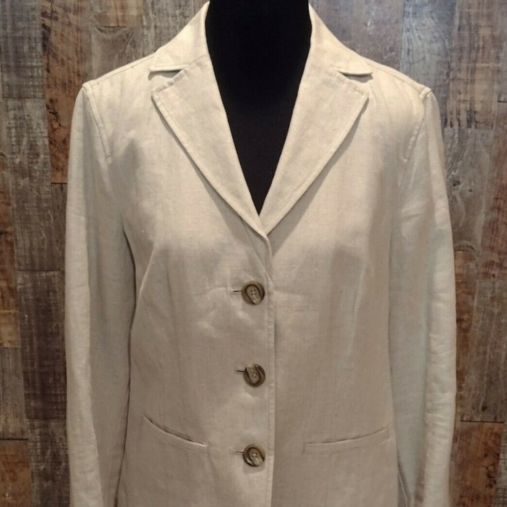 L.L. Bean Cream Blazer